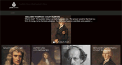Desktop Screenshot of greatscientists.net