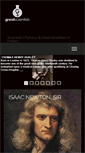 Mobile Screenshot of greatscientists.net
