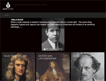 Tablet Screenshot of greatscientists.net